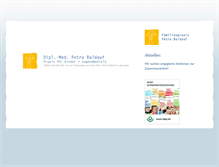 Tablet Screenshot of familienpraxis-baldauf.de